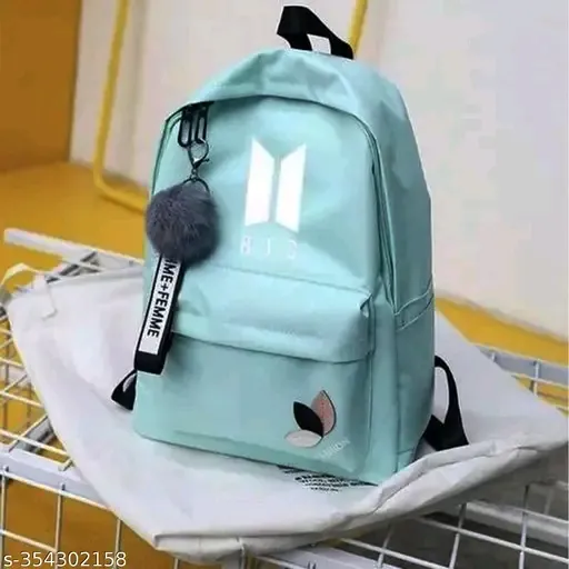 Small Trending BTS Backpack in Blue