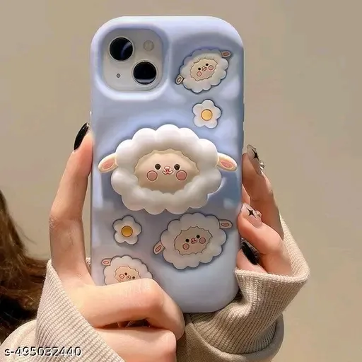 Soft Sheep Design Case For I-phone 13