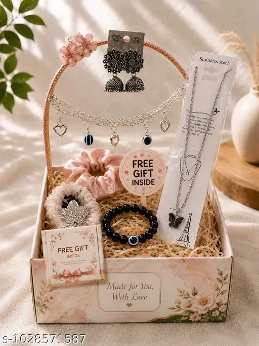 Premium 7-in-1 Women's Accessories Gift Box + Free Gift