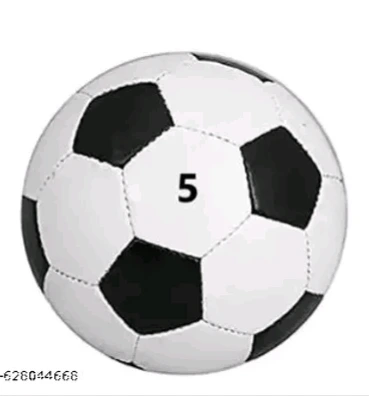 Black and White football with pump